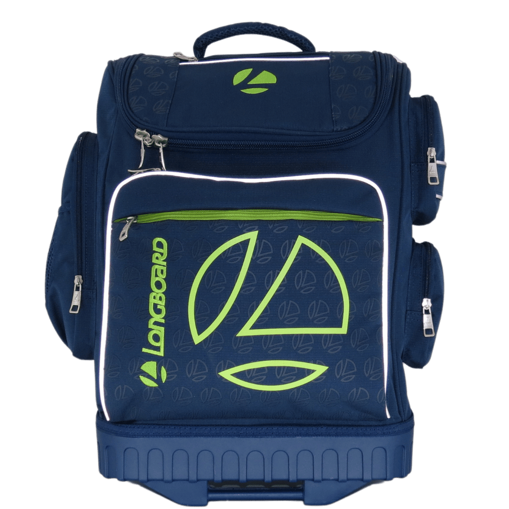 Longboard cruiser school trolley backpack 797 90 navy front