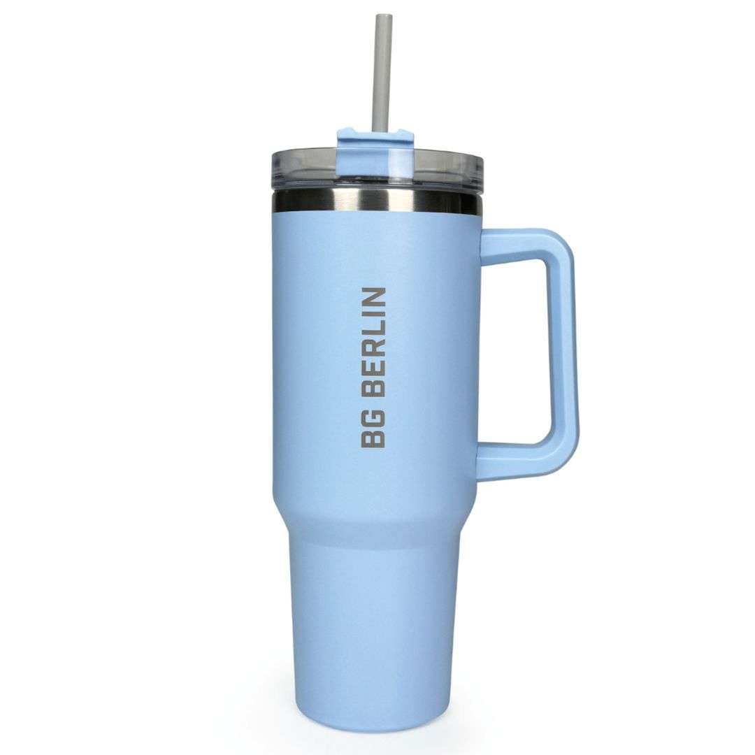 Bg berlin thermomug bright blue front